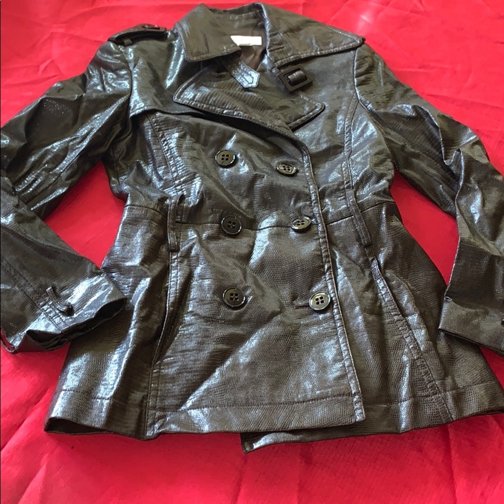 Zara Basic Leather Jacket - image 2